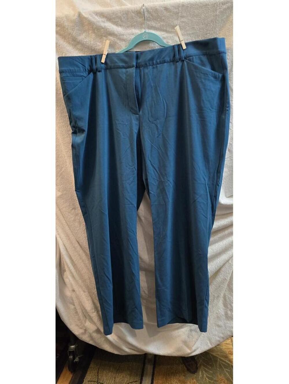 Lane Bryant Turquoise Dress Pants Size 28 Regular